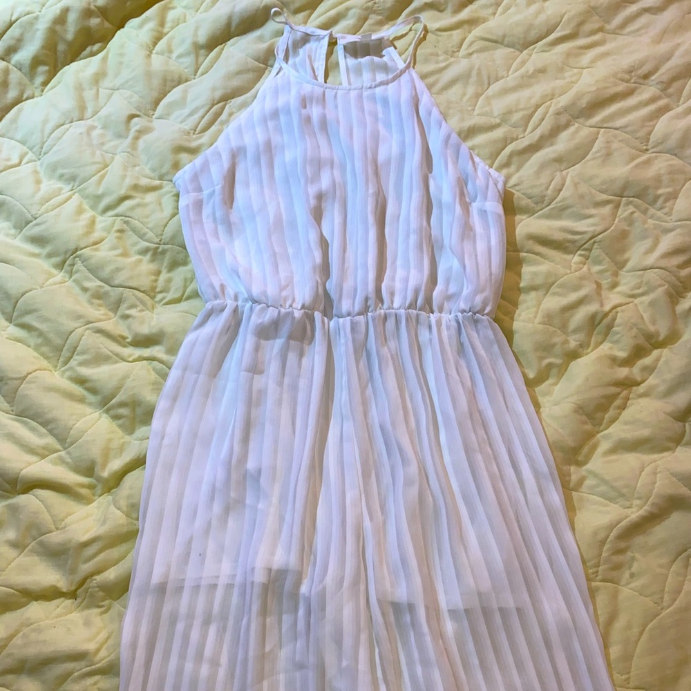 White Jumpsuit suit.